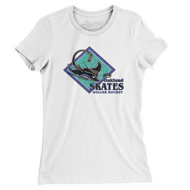 Oakland Skates Roller Hockey Women's T-Shirt-Allegiant Goods Co. Vintage Sports Apparel