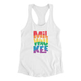 Milwaukee Wisconsin Pride Women's Racerback Tank-Allegiant Goods Co. Vintage Sports Apparel