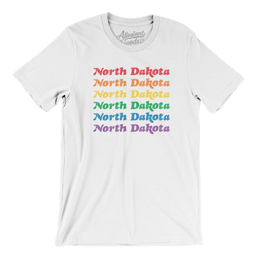 North Dakota Pride Men/Unisex T-Shirt-Allegiant Goods Co. Vintage Sports Apparel