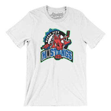 Motor City Mustangs Roller Hockey Men/Unisex T-Shirt-Allegiant Goods Co. Vintage Sports Apparel