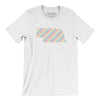 Nebraska Pride State Men/Unisex T-Shirt-White-Allegiant Goods Co. Vintage Sports Apparel