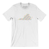 Virginia Pride State Men/Unisex T-Shirt-White-Allegiant Goods Co. Vintage Sports Apparel