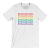 Pennsylvania Pride Men/Unisex T-Shirt-White-Allegiant Goods Co. Vintage Sports Apparel