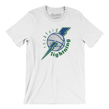 Rockford Lightning Basketball Men/Unisex T-Shirt-Allegiant Goods Co. Vintage Sports Apparel