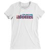 Philadelphia Atoms Soccer Women's T-Shirt-White-Allegiant Goods Co. Vintage Sports Apparel
