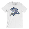 Columbus Landsharks Lacrosse Men/Unisex T-Shirt-White-Allegiant Goods Co. Vintage Sports Apparel