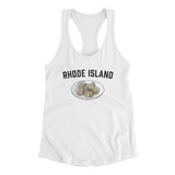 Rhode Island Clams Women's Racerback Tank-Allegiant Goods Co. Vintage Sports Apparel