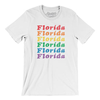 Florida Pride Men/Unisex T-Shirt-Allegiant Goods Co. Vintage Sports Apparel