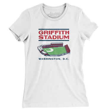 Griffith Stadium Women's T-Shirt-Allegiant Goods Co. Vintage Sports Apparel