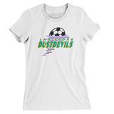 Las Vegas Dustdevils Soccer Women's T-Shirt-Allegiant Goods Co. Vintage Sports Apparel