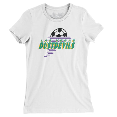 Las Vegas Dustdevils Soccer Women's T-Shirt-Allegiant Goods Co. Vintage Sports Apparel