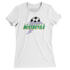 Las Vegas Dustdevils Soccer Women's T-Shirt-White-Allegiant Goods Co. Vintage Sports Apparel
