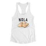 New Orleans Beignets Women's Racerback Tank-Allegiant Goods Co. Vintage Sports Apparel