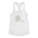 Alaska Pride State Women's Racerback Tank-Allegiant Goods Co. Vintage Sports Apparel