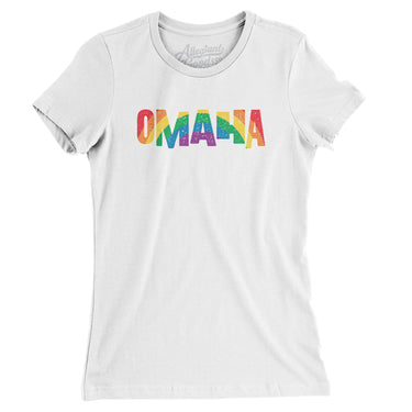 Omaha Nebraska Pride Women's T-Shirt-Allegiant Goods Co. Vintage Sports Apparel