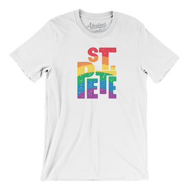 St. Petersburg Florida Pride Men/Unisex T-Shirt-Allegiant Goods Co. Vintage Sports Apparel