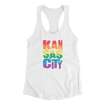 Kansas City Pride Women's Racerback Tank-Allegiant Goods Co. Vintage Sports Apparel