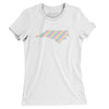 North Carolina Pride State Women's T-Shirt-White-Allegiant Goods Co. Vintage Sports Apparel