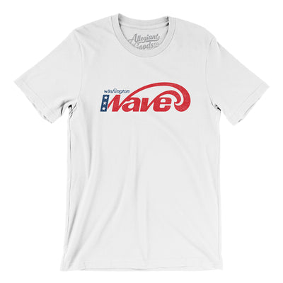 Washington Wave Lacrosse Men/Unisex T-Shirt-White-Allegiant Goods Co. Vintage Sports Apparel