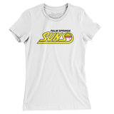 Palm Springs Suns Baseball Women's T-Shirt-Allegiant Goods Co. Vintage Sports Apparel