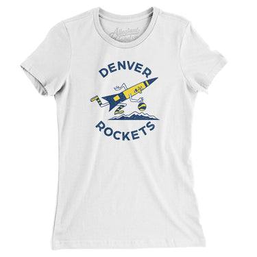 Denver Rockets Basketball Women's T-Shirt-Allegiant Goods Co. Vintage Sports Apparel