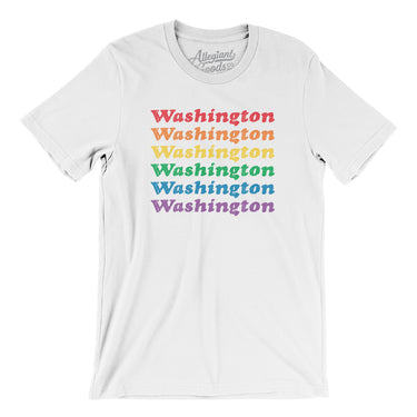 Washington Pride Men/Unisex T-Shirt-Allegiant Goods Co. Vintage Sports Apparel