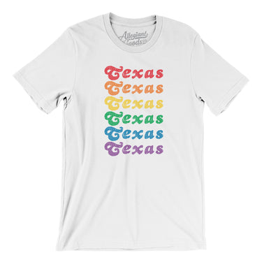 Texas Pride Men/Unisex T-Shirt-Allegiant Goods Co. Vintage Sports Apparel