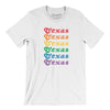 Texas Pride Men/Unisex T-Shirt-White-Allegiant Goods Co. Vintage Sports Apparel
