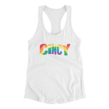 Cincinnati Ohio Pride Women's Racerback Tank-Allegiant Goods Co. Vintage Sports Apparel