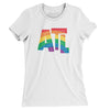 Atlanta Georgia Pride Women's T-Shirt-White-Allegiant Goods Co. Vintage Sports Apparel
