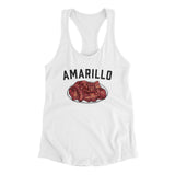 Amarillo Steak Women's Racerback Tank-Allegiant Goods Co. Vintage Sports Apparel