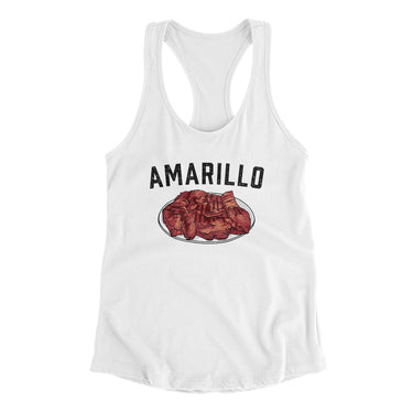 Amarillo Steak Women's Racerback Tank-Allegiant Goods Co. Vintage Sports Apparel