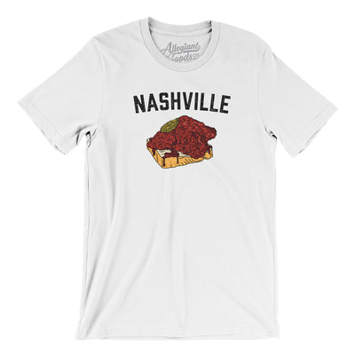 Nashville Hot Chicken Men/Unisex T-Shirt-White-Allegiant Goods Co. Vintage Sports Apparel
