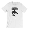Jacksonville Sharks Football Men/Unisex T-Shirt-White-Allegiant Goods Co. Vintage Sports Apparel