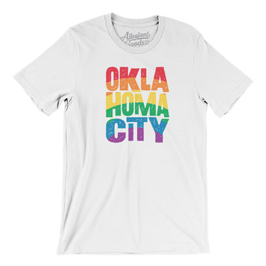 Oklahoma City Oklahoma Pride Men/Unisex T-Shirt-Allegiant Goods Co. Vintage Sports Apparel