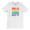 Oklahoma City Oklahoma Pride Men/Unisex T-Shirt-White-Allegiant Goods Co. Vintage Sports Apparel