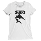 Jacksonville Sharks Football Women's T-Shirt-Allegiant Goods Co. Vintage Sports Apparel