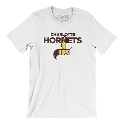 Charlotte Hornets Football Men/Unisex T-Shirt-White-Allegiant Goods Co. Vintage Sports Apparel