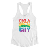 Oklahoma City Oklahoma Pride Women's Racerback Tank-Allegiant Goods Co. Vintage Sports Apparel