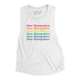 New Hampshire Pride Women's Flowey Scoopneck Muscle Tank-Allegiant Goods Co. Vintage Sports Apparel