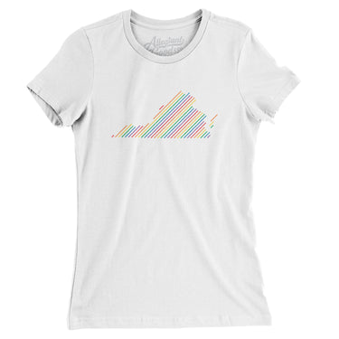 Virginia Pride State Women's T-Shirt-Allegiant Goods Co. Vintage Sports Apparel