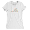 Virginia Pride State Women's T-Shirt-White-Allegiant Goods Co. Vintage Sports Apparel