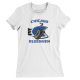 Chicago Bluesmen Roller Hockey Women's T-Shirt-Allegiant Goods Co. Vintage Sports Apparel
