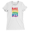 Milwaukee Wisconsin Pride Women's T-Shirt-White-Allegiant Goods Co. Vintage Sports Apparel
