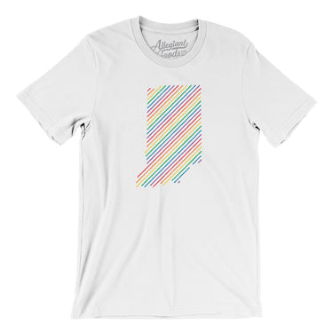 Indiana Pride State Men/Unisex T-Shirt-Allegiant Goods Co. Vintage Sports Apparel