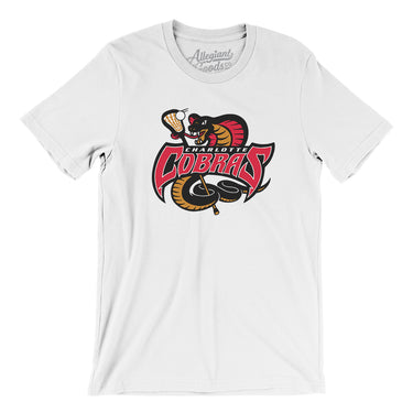 Charlotte Cobras Lacrosse Men/Unisex T-Shirt-Allegiant Goods Co. Vintage Sports Apparel