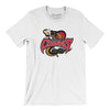 Charlotte Cobras Lacrosse Men/Unisex T-Shirt-White-Allegiant Goods Co. Vintage Sports Apparel