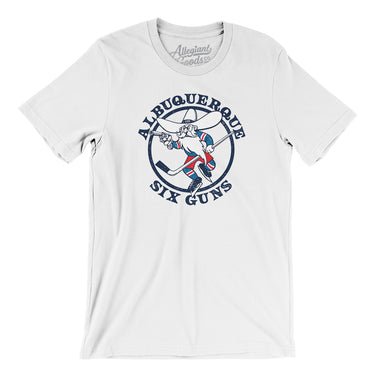Albuquerque Six Guns Hockey Men/Unisex T-Shirt-Allegiant Goods Co. Vintage Sports Apparel
