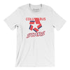 Columbus Stars Defunct Hockey Men/Unisex T-Shirt-White-Allegiant Goods Co. Vintage Sports Apparel
