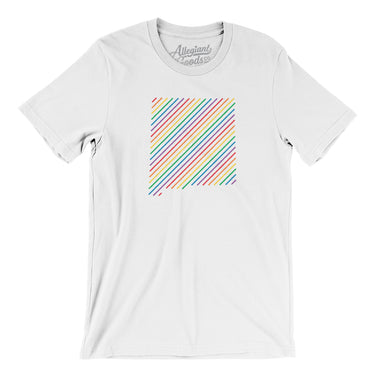 New Mexico Pride State Men/Unisex T-Shirt-White-Allegiant Goods Co. Vintage Sports Apparel